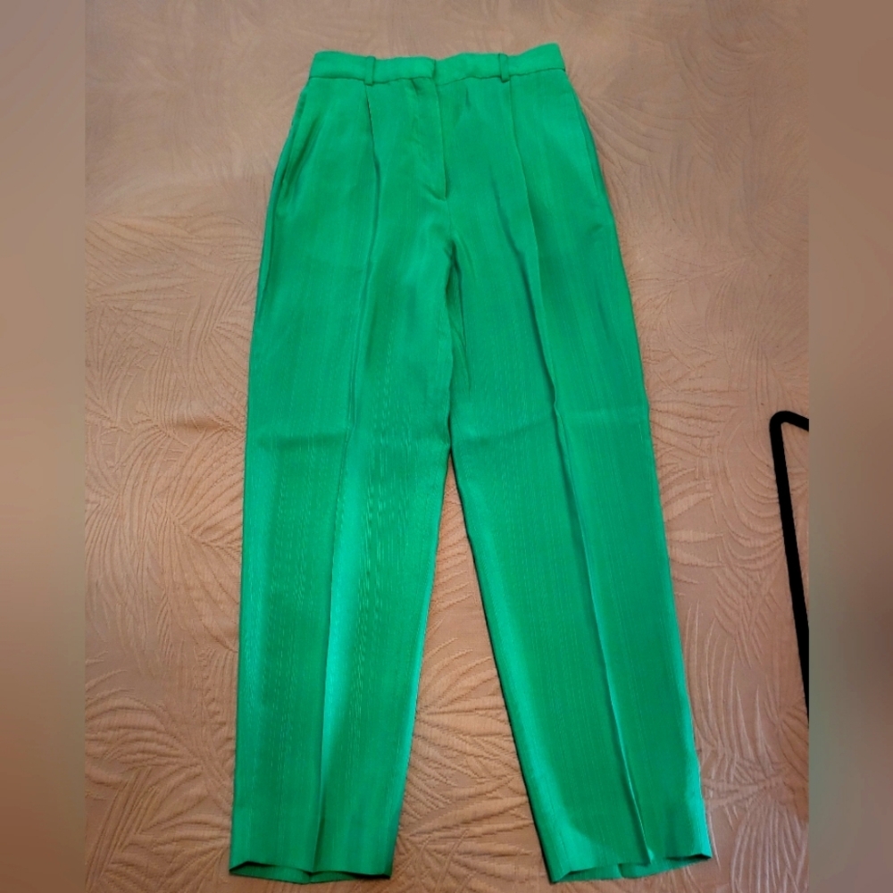 Sandro Womens Trousers, vibrant green sz 36